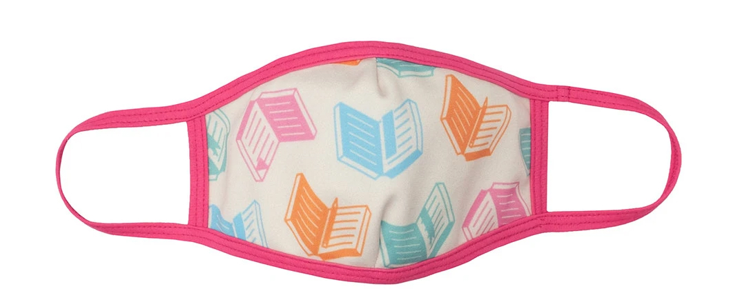 Image for BOOKS BOOKS BOOKS Mask (pink)